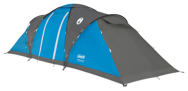 Coleman Spruce Falls 4 Tent | 4 Man Vis-a-Vis Family Tent with 2 opposite XXL size Bedrooms and Living area | 4 Person Camping Tent | 3000mm Waterproof | Sewn-in Groundsheet