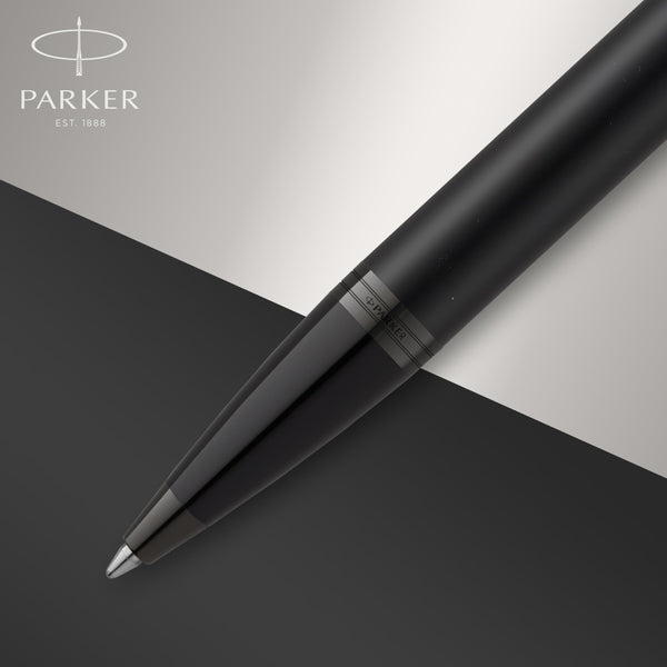 Parker IM Ballpoint Pen | Dark Espresso with Medium Point Blue Ink Refill | Gift Box