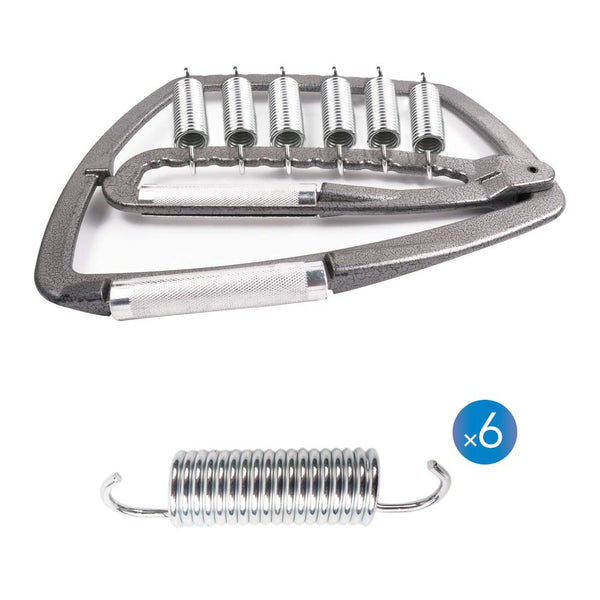 Professional Hand Grip Strengthener 200lbs-1200lbs, No Slip Metal Adjustable Heavy-Duty Finger Stretcher with Carry Bag,Weighted Great Wrist & Forearm