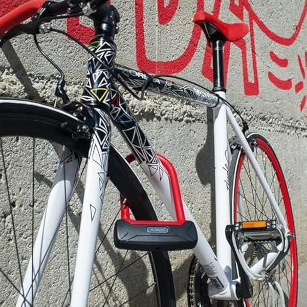 ABUS U-lock Granit Plus 640/135HB230 + TexKF bracket - Extra light bike lock with round shackle - security level 12 - Black