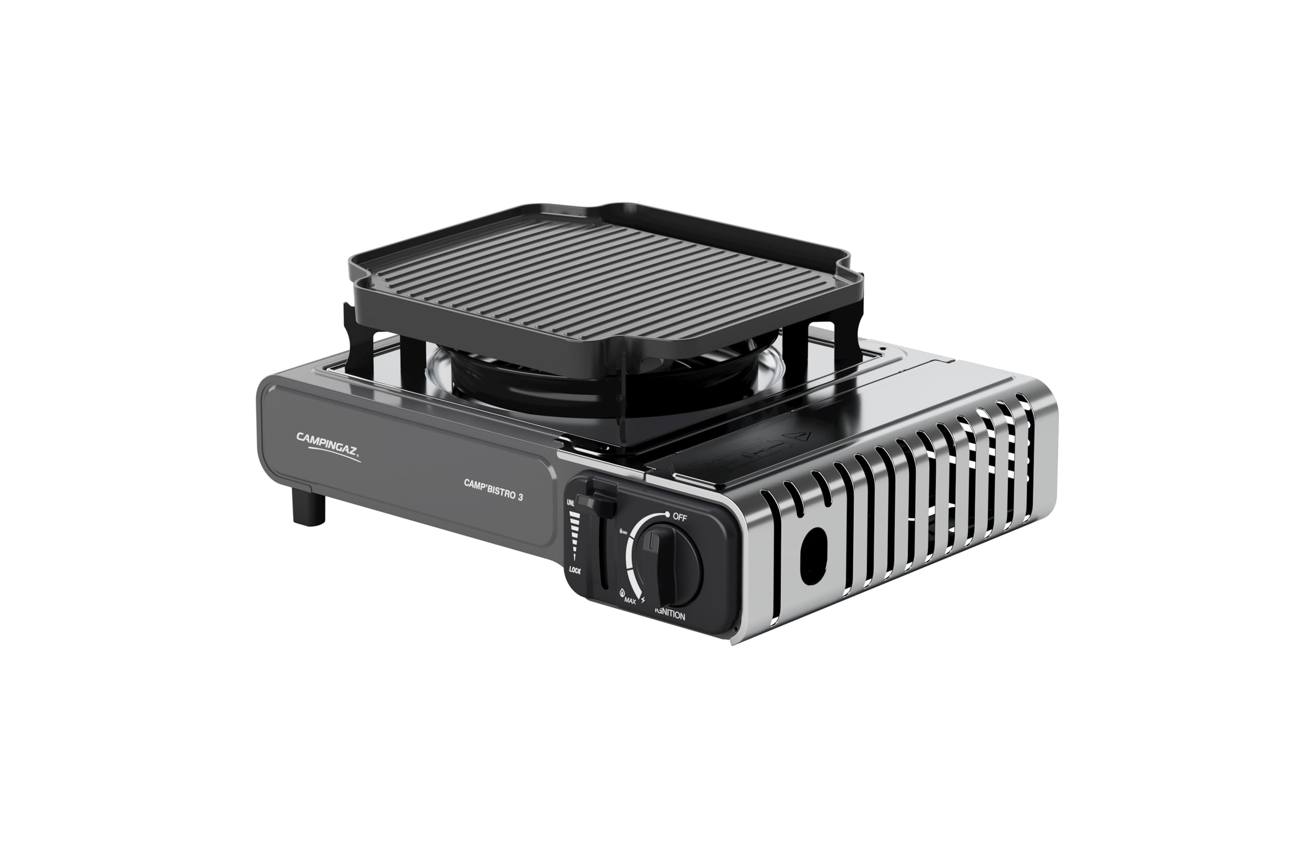 Campingaz Camp Bistro Stove, 1 burner, camping stove, 2200-watt capacity, compact outdoor cooker, includes carry case for easy transport