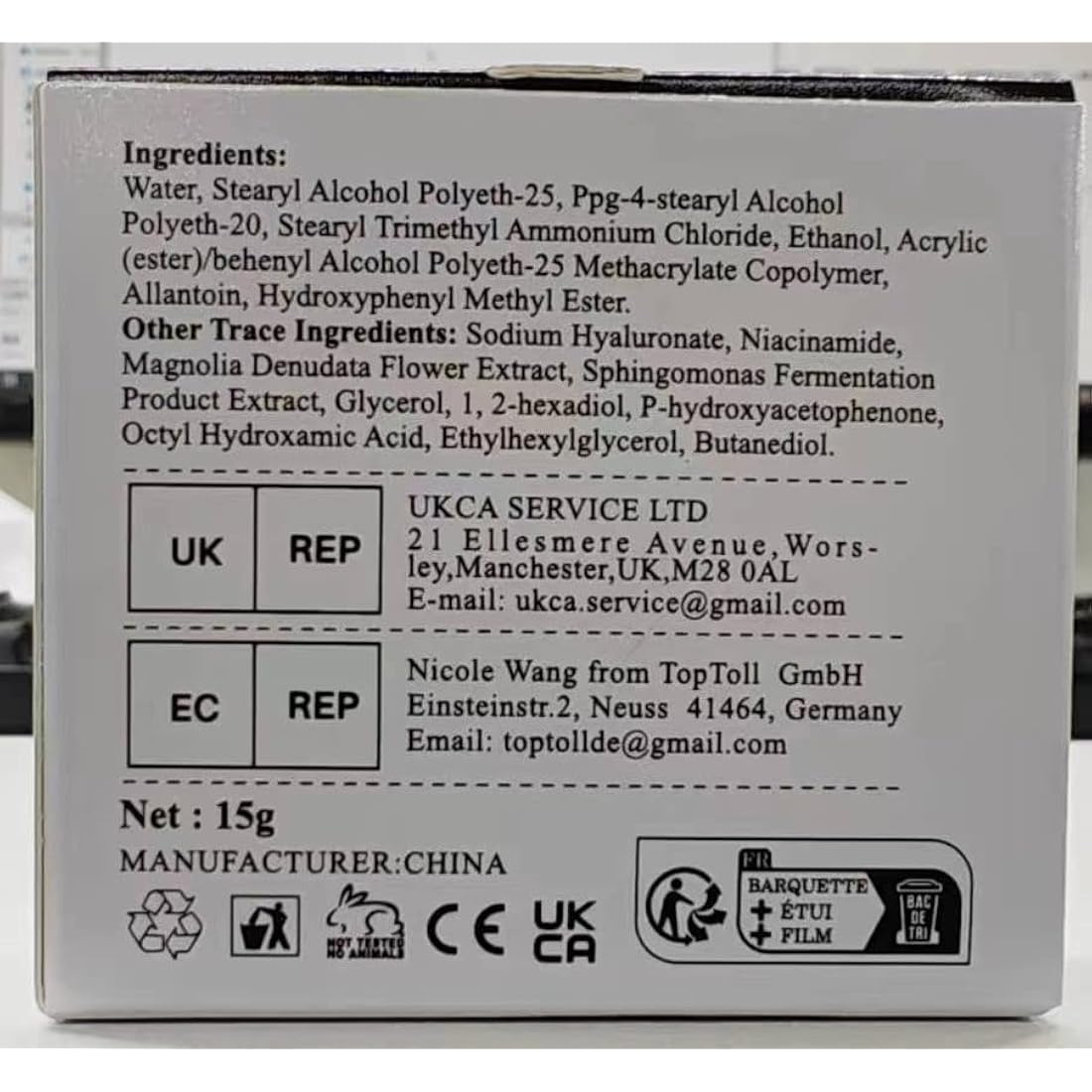 Glue Balm for Lash Lift, DONG RHYME Lash Lift Adhesive Strong Lash Permimg Glue Balm Fast Drying Eyelash Glue for Lash and Eyebrow Lift, not for False Lashes - 15g