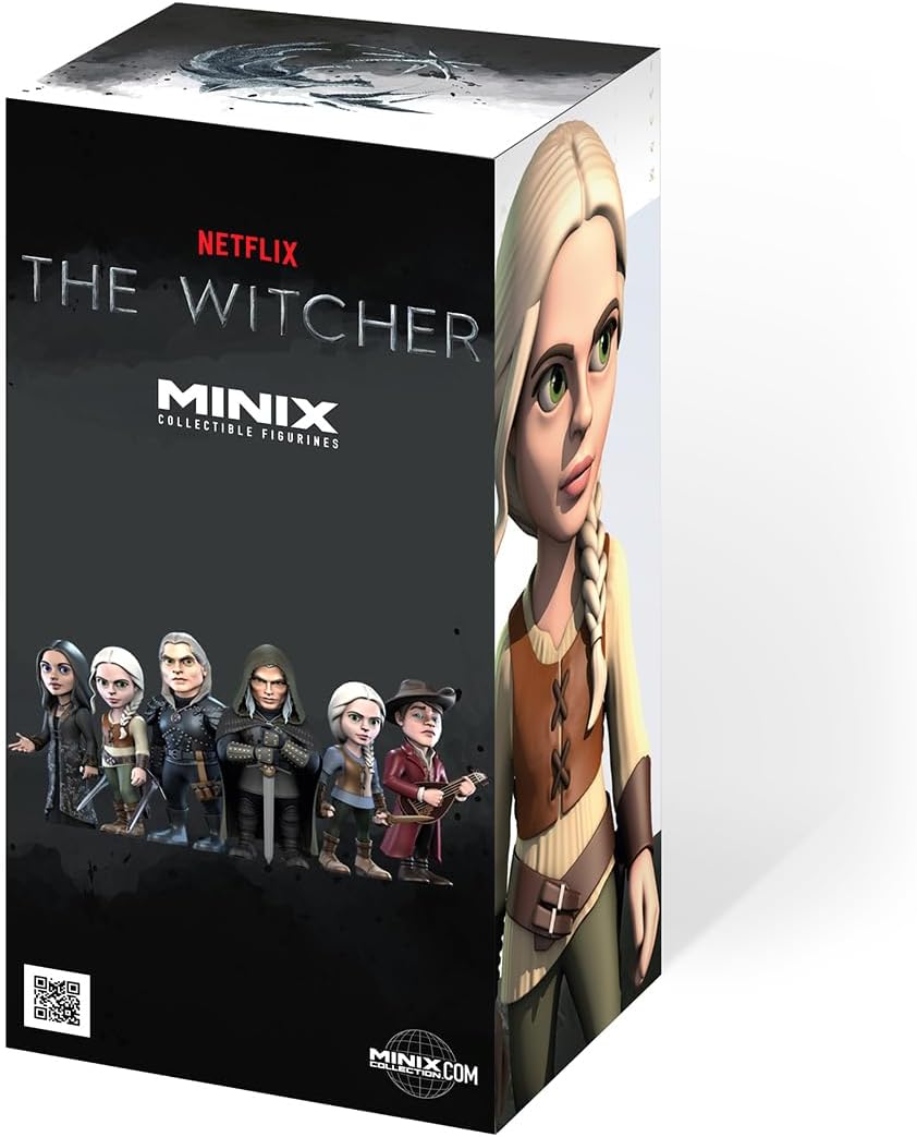 MINIX Bandai The Witcher Princess Ciri Model | Collectable Ciri Of Cintra The Witcher Figure | Bandai The Witcher Toys Range | Collect Your Favourite Witcher Figures | The Witcher Merchandise