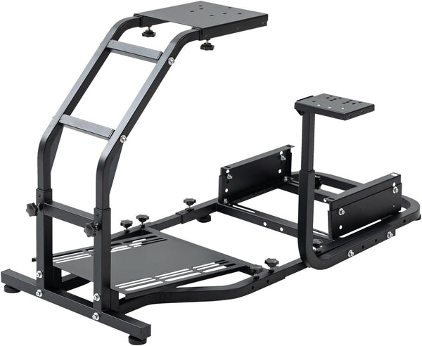 Dardoo Racing Simulator Cockpit Fits for Logitech G27 G29 G920 G923, Thrustmaster T300 T128X,Adjustable Driving Steering Wheel Stand Gaming Frame, Not Included Wheel, Pedal and Seat