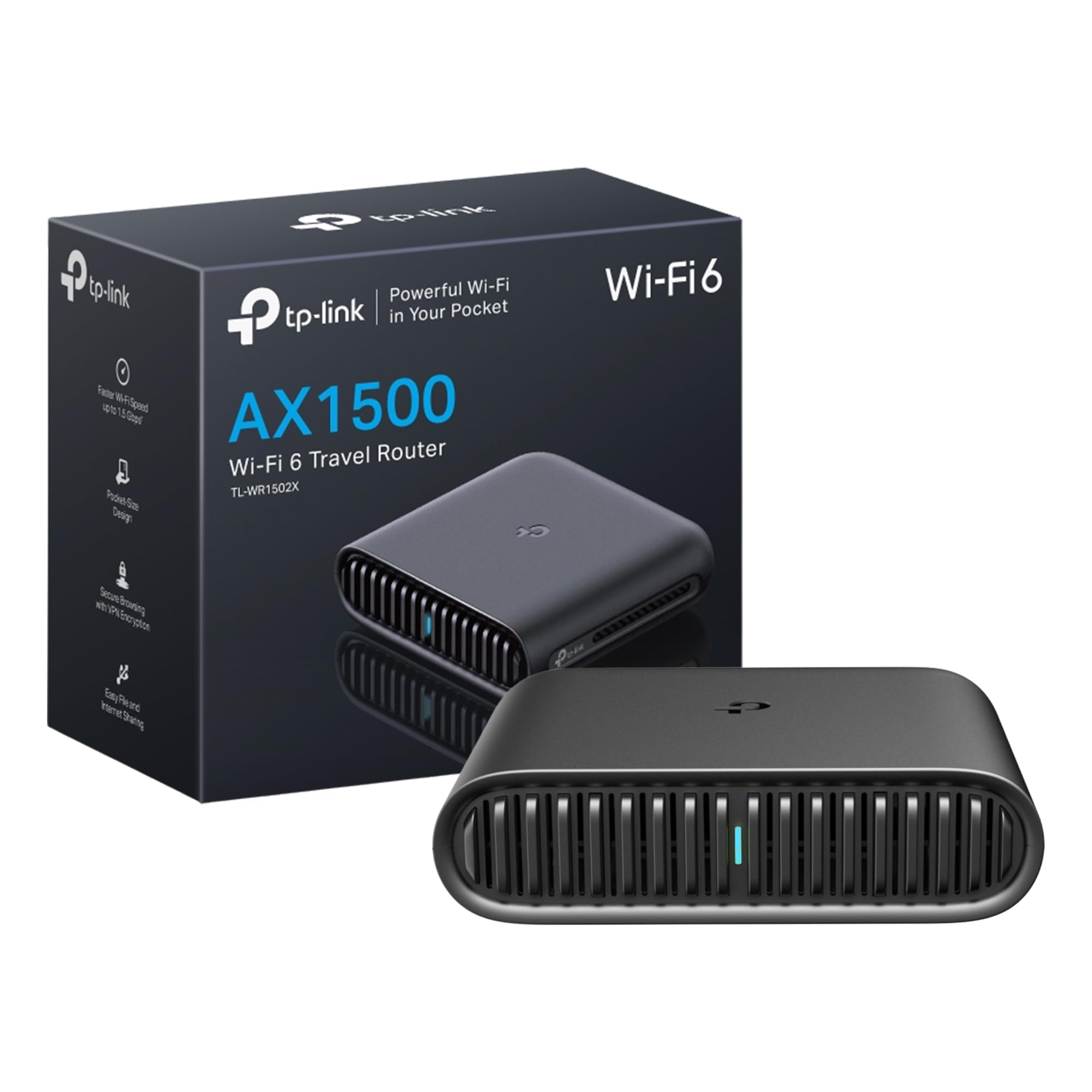 TP-Link Archer AX53 AX3000Mbps Dual-Band WiFi 6 Router, Fast Full Gigabit Ports, Ultra-Low Latency, EasyMesh Compatible, WPA3, Optimal for Gaming, Works with Alexa, Client & Server VPN