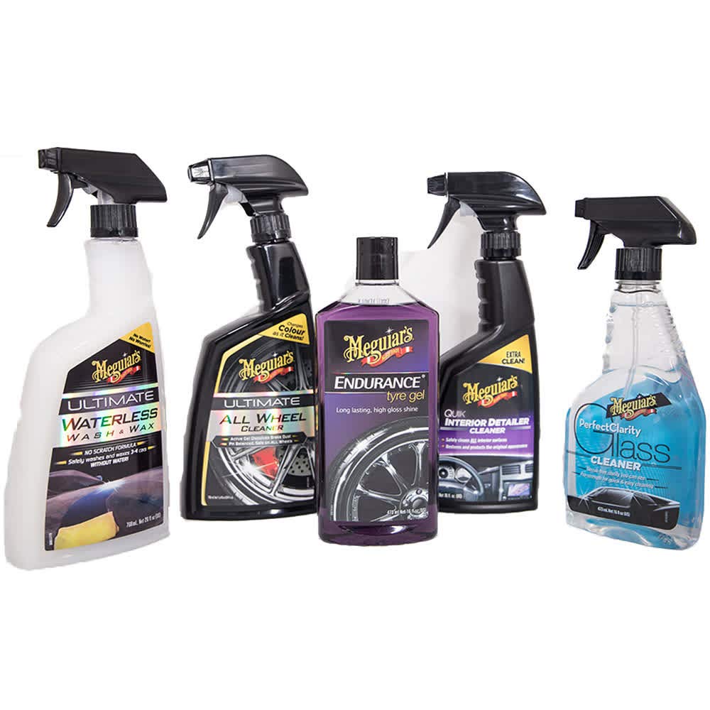Meguiar's DELKITV2 Deluxe Car Care Kit V2 including Hybrid Ceramic Spray Wax
