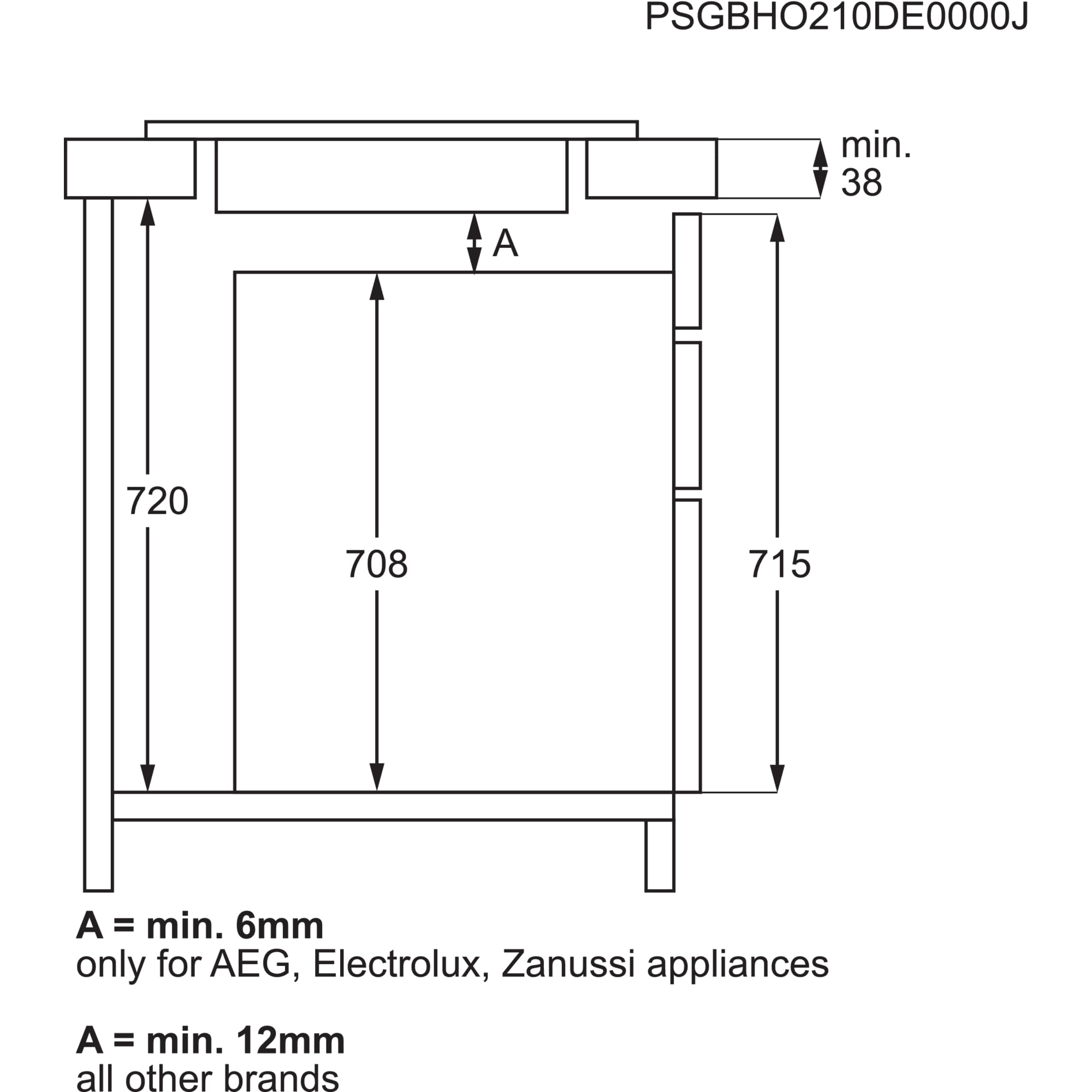 AEG 6000 Series Induction Hob, IKX64441CB, 4 Cooking Zones, 60cm, Bridge Function, Hob2Hood Function, Built-In Hob Timer, Key-lock, 3 Step Residual Heat, Black