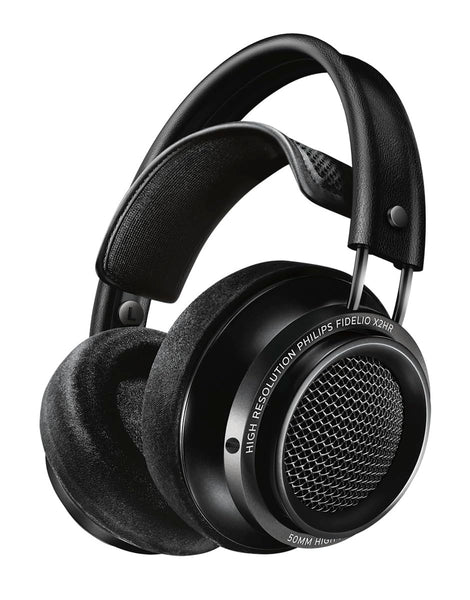 Philips Fidelio X2HR Over-Ear High Resolution Wired Headphones | Open-Back Design | Double-Layered Ear Shells | 50 mm Neodymium Drivers | Deluxe Memory Foam Earpads