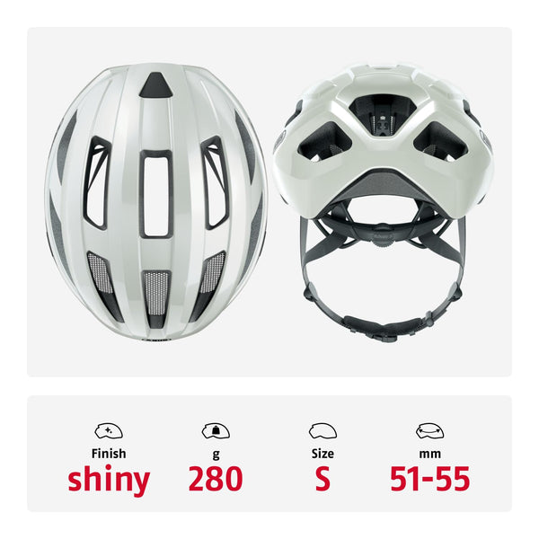 ABUS Macator Racing Bike Helmet - Sporty Bicycle Helmet for Beginners - for Women and Men