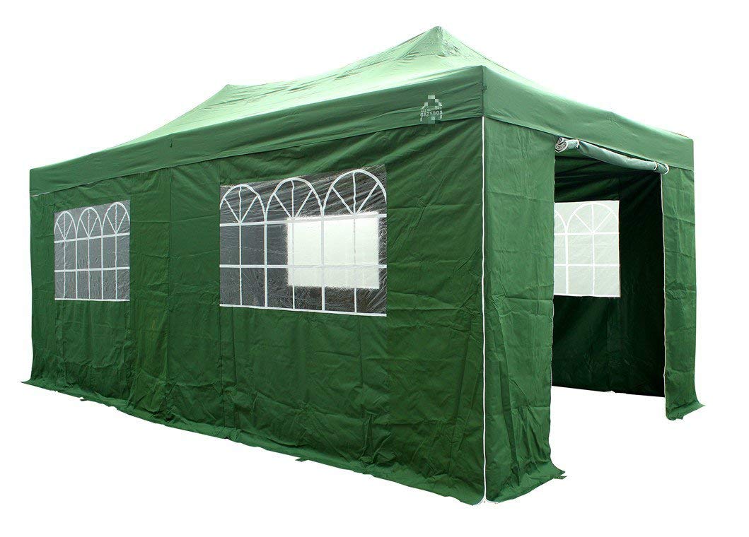 All Seasons Gazebos Heavy Duty, 100% waterproof, 3x6m Pop up Gazebo with 4 x fully waterproof superior Side Walls. 17 Colours ava