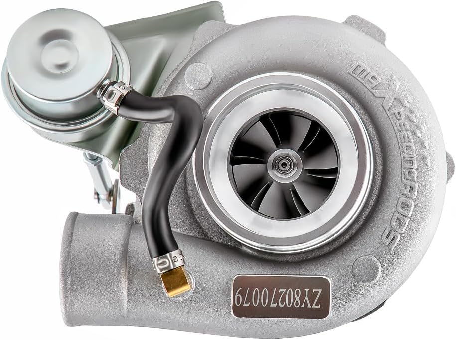 maXpeedingrods GT25 GT28 GT2871 Upgrade Turbo Charger 350BHP+ Boost 0.64 A/R, GT2860 SR20 CA18DET 5-Bolt Flange Universal Turbocharger for 1.5L-2.0L Engine Water + Oil Cooled Turbo W/Gaskets