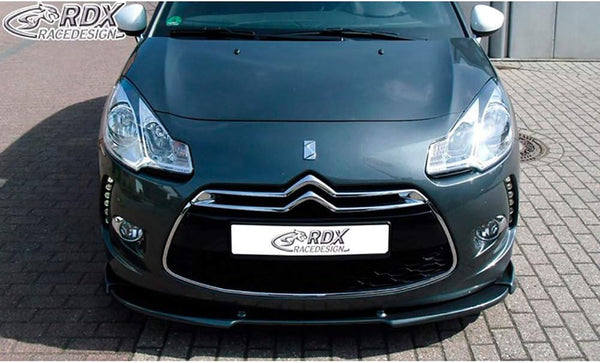 RDX Racedesign Front spoiler Vario-X compatible with Citroën DS3 2009-2016 (PU)