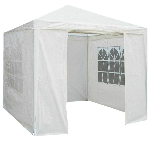 Gazebo with Sides Outdoor Waterproof Beach Party Festival Camping Tent Canopy Wedding Marquee Awning Shade 3mx3mx2.45m[Green]