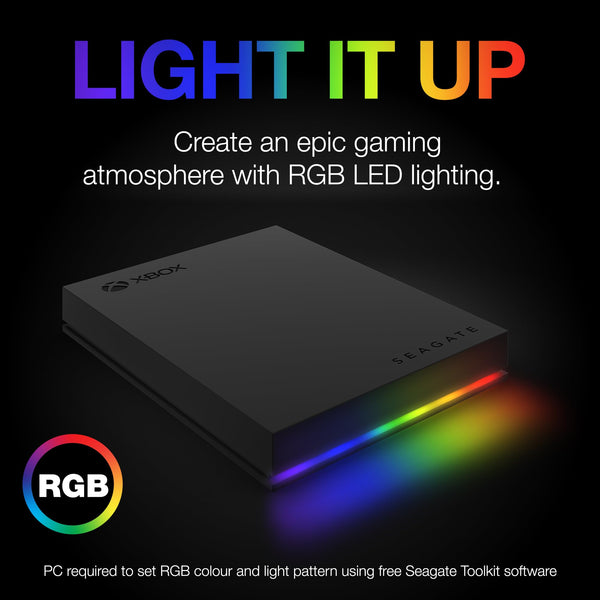 Seagate Game Drive for PS4/PS5 5TB, External HDD, USB 3.0, Officially Licensed, Blue LED, incl 2 weeks Playstation+ (STLV5000202)