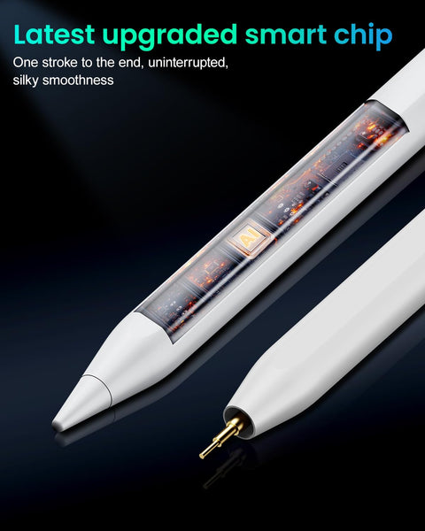 Variglas Pencil for iPad - 2018-2025 15 Minutes Fast Charging, Palm Rejection,Tilt Sensitivity, Stylus Pen Compatible with iPad Pro 11"/12.9"/13", 11/10/9/8/7/6th Gen, Air 3-6, Mini 5/6