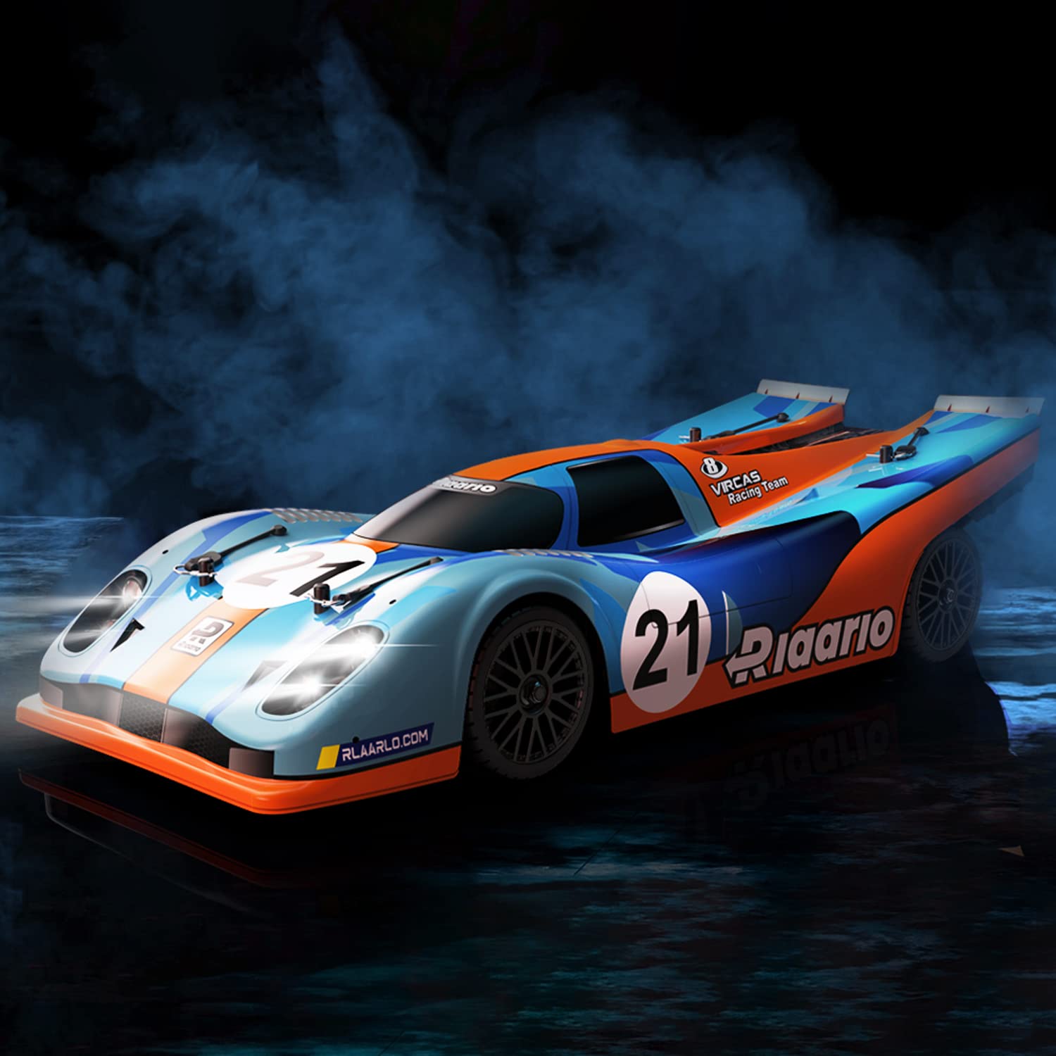 AMORIL 1/10 RTR Brushless Fast RC Cars for Adults,Max 50mph Hobby Electric Off-Road Monster Truck,Waterproof High Speed RC Car 4WD Remote Control Car with 3S Lipo,Green