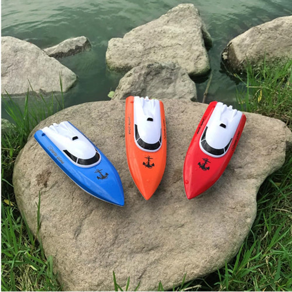 SZJJX RC Boat, Remote Control Boats for Lake/Pool/Pond, 2.4 GHz High Speed Mini Boats, Outdoor Adventure Electric RC Racing Boats for Adults & Kids-Blue