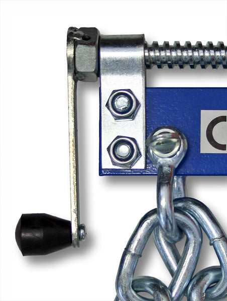 WilTec Solid Steel Engine Load Leveller - 750kg Max, Easy To Connect To Workshop Crane & Engine Stand, Includes four Chains with Safety Hooks