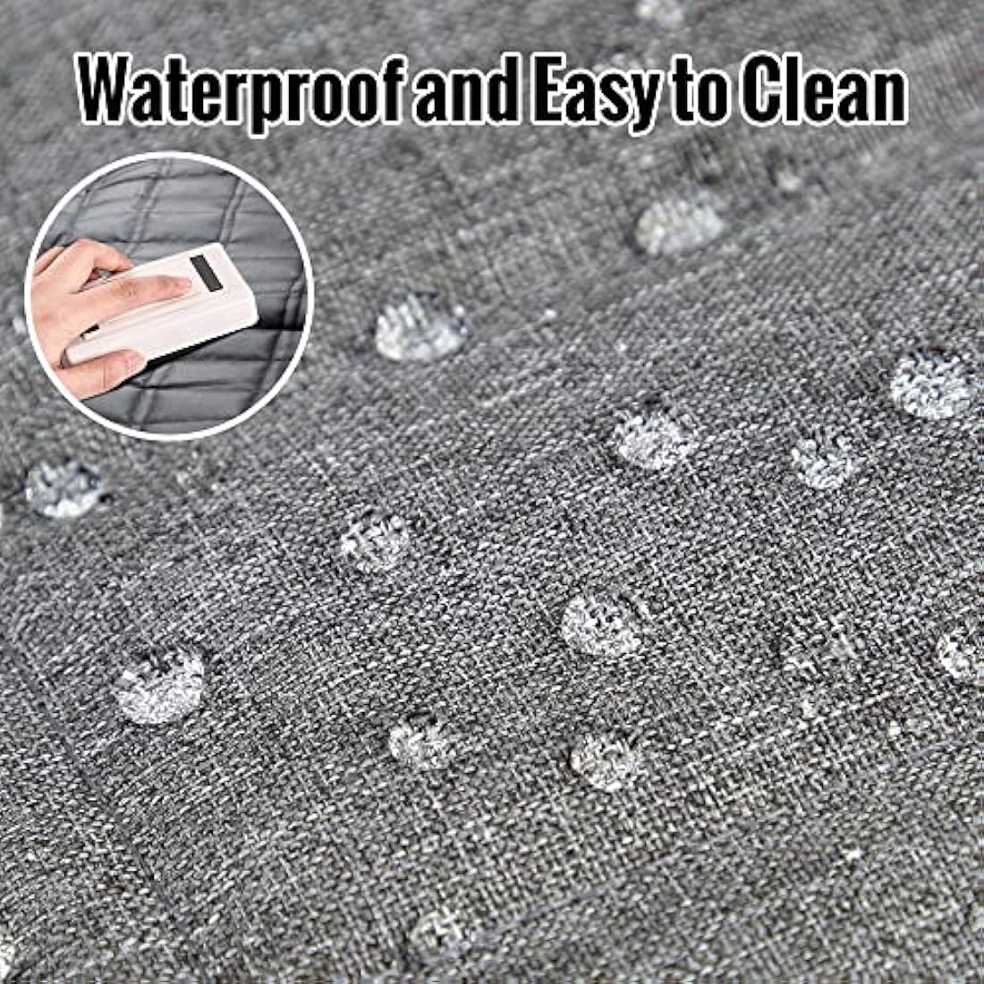 PLUTUS PET Dog Car Seat Cover for Back Seat with Side Flaps and Mesh Window, Waterproof Anti-scratch Nonslip Dog Hammock for Cars, Trucks and SUVs