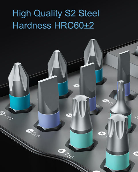 Ankilo 24 in 1 Magnetic Screwdriver Set, DIY Ratchet Screwdriver Set with Rotatable Ratchet Handle, Repair Tool Kit, Small Ratchet Set in case for Furniture Computer Bicycle, Best Gift for Father Day