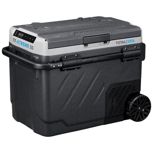 TF-XTREME Portable Refrigerator Fridge Freezer - 12V Electric Car Fridge Cooler for Camping - Motorhome Cool Box 24V Off-Grid Fishing Picnic Van Coolbox Green 50L