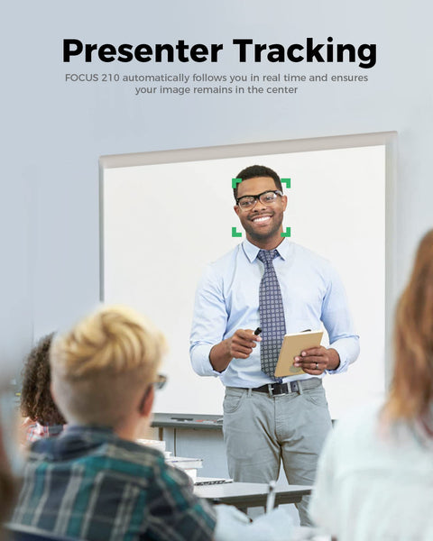 WYRESTORM 4K Conference Webcam with AI Tracking, Auto Framing, 120° Wide Angle, 90fps, 8X Digital Zoom, ePTZ, Dual Mics, Conference Room Webcam for Video Call, Remote Education, HD Live Streaming