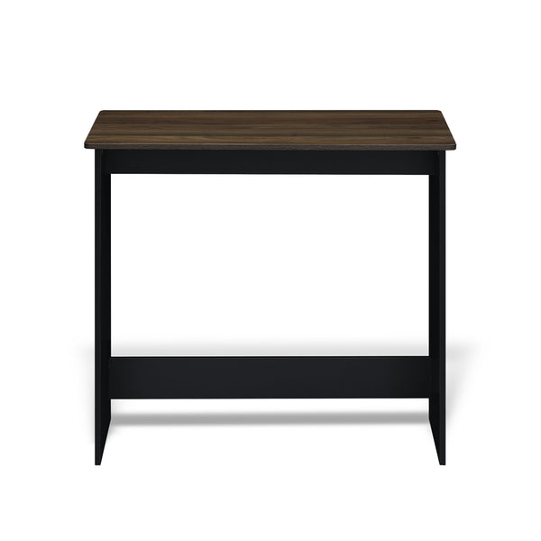 Furinno Simplistic Computer Desk, Study Desk, Writing Desk, Columbia Walnut/Black, 80 (W) x 75.7 (H) x 39.4 (D) cm