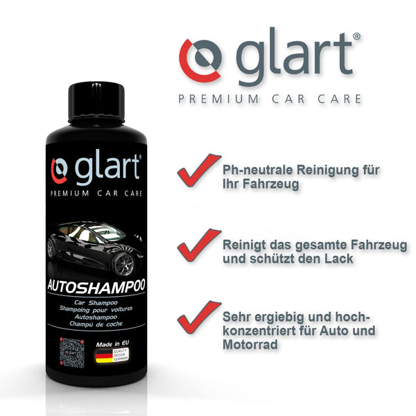 Glart Premium Invisible Car Glass Cleaner 500ml, for Windows, Rain, Glass Polish, Screen Wash