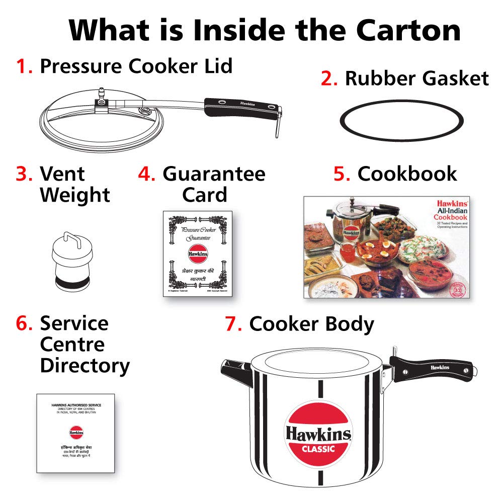 Hawkins Classic Pressure Cookers (10 Litre)
