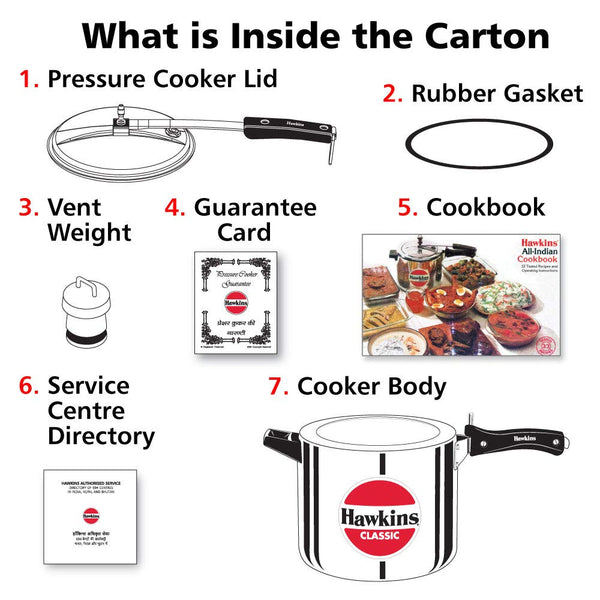 Hawkins Classic Pressure Cookers (10 Litre)