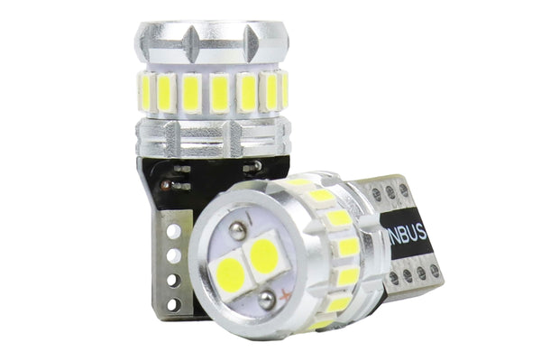 Superlite Set of 2 T10 Bulbs with 18 Leds from the Blue Series range. CanBus Technology and 6500K Colour Temperature. Ideal for Car and Truck.