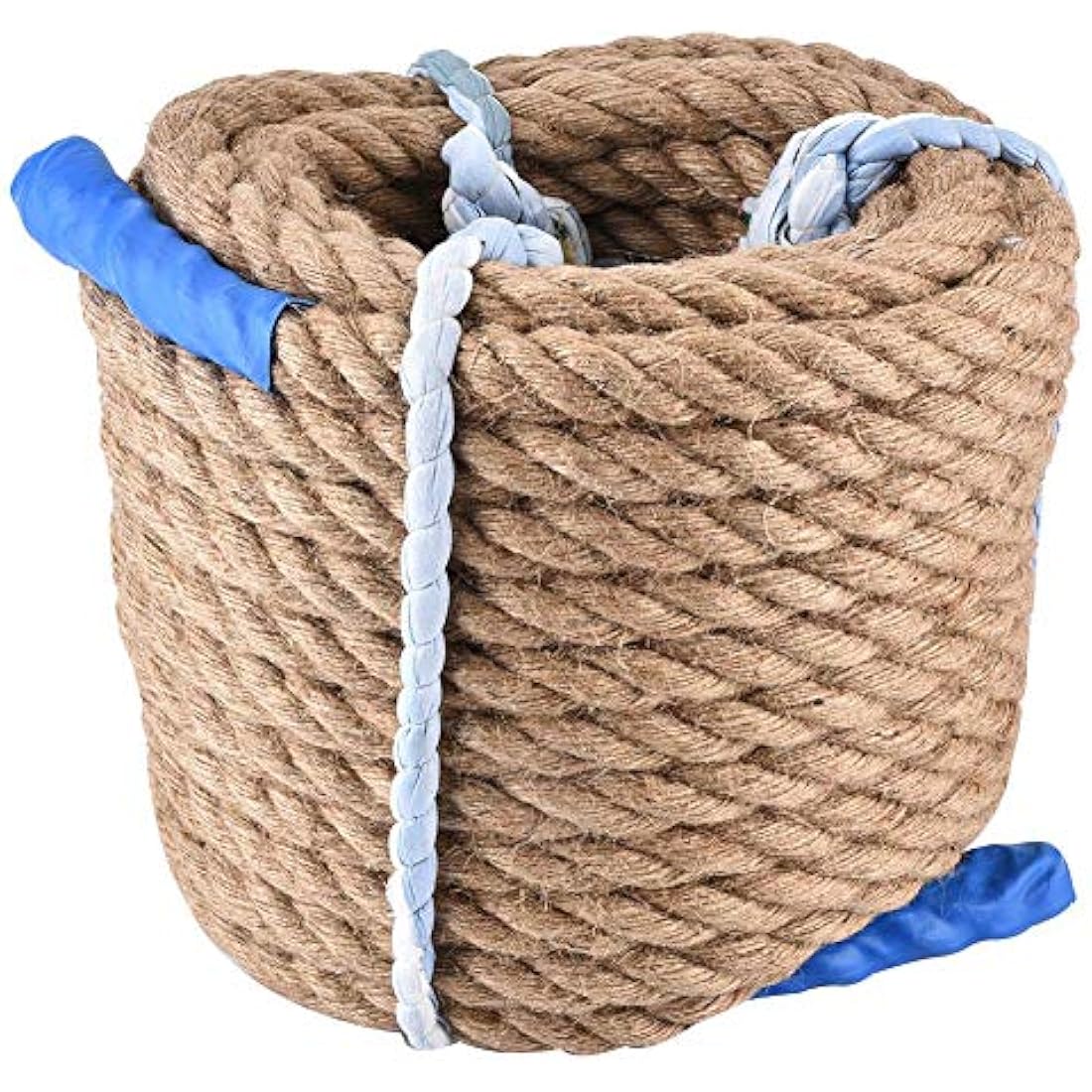 Alomejor 20m Jute Rope Natural Jute Climbing Rope Twine String for Tug-Of-War Competitions Packaging Bundling