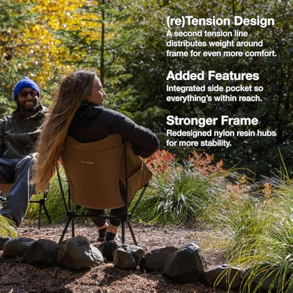 Helinox Chair One (re) High-Performance Camping Chair, Black