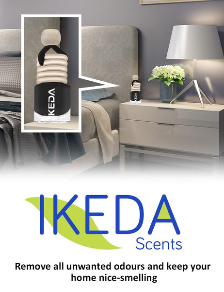 Ikeda scents Ikeda Car Air Fresheners | Automotive Hanging Pendant | Auto Perfume Diffuser with Real Oil | Strong and Long Last Fragrance | Fresh Smell Cover Odours | Car Accessories for Men Women
