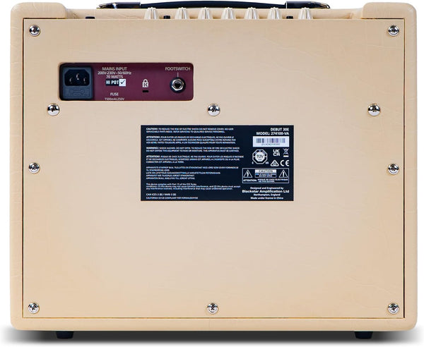 Blackstar Debut 30E Beginners Practice Electric Guitar Amplifier Combo With Delay Effect 10 Watt Headphone Input/Line In MP3 Playback