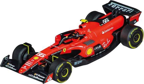 Carrera GO!!! 20064239 Ferrari SF-23 C. Sainz 1:43 Scale Slot Car, Official Formula 1 License, Suitable For Ages 6 Years+