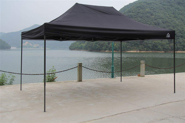 All Seasons Gazebos 3x4.5 Fully Waterproof Pop up Gazebo With Accessories - Metallic Grey
