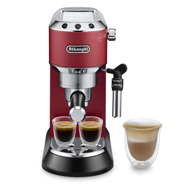 De'Longhi Dedica Style, Traditional Pump Espresso Machine, Coffee and Cappuccino Maker, EC685M, Silver