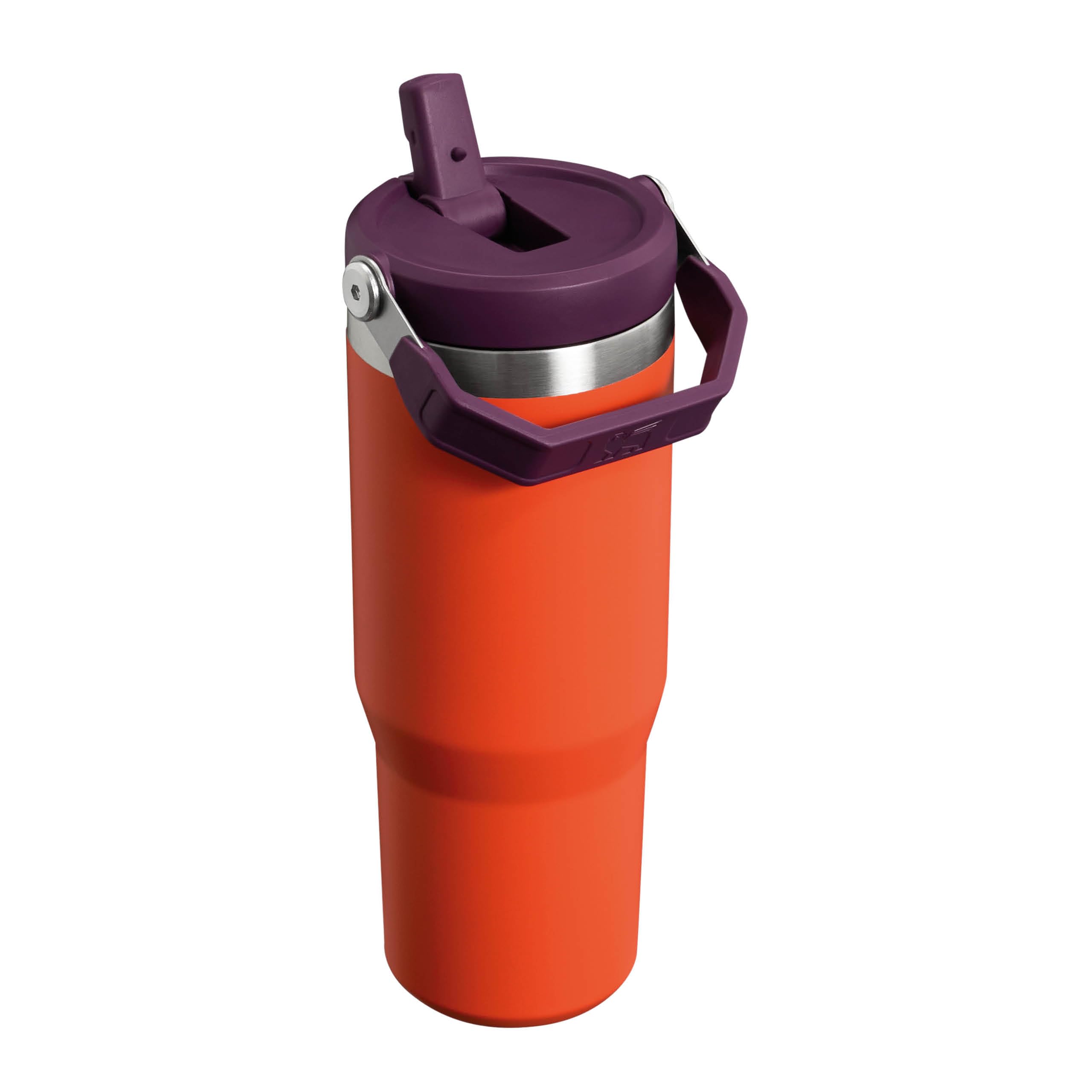 Stanley Flip Straw Tumbler 1.0 Water Bottle With Straw 0.89L - Keeps Cold For 12+ Hours - Easy To Carry - Dishwasher Safe - Stainless Steel Thermal Flask - BPA-Free Travel Mug - Navy