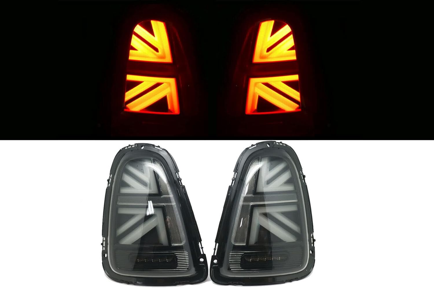 GAZOZ PERFORMANCE LED Tail Lights For 2006-2009 R56 R57 R58 R59 - UNION JACK Pre-LCI