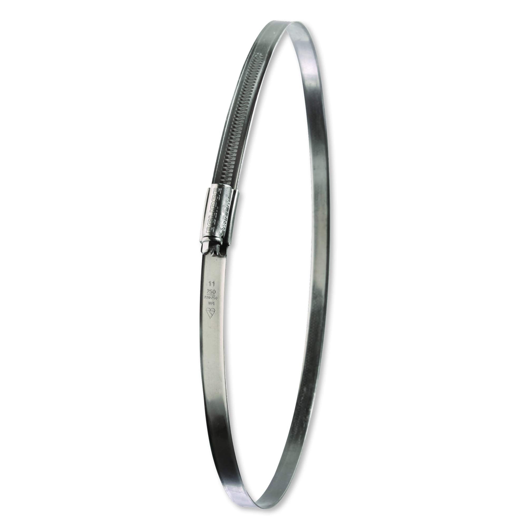 Eclipse Professional Tools ECW1-2A W1 Box of 10 35-50mm (1 ⅜" - 1 ¾") Mild Steel Worm Gear Hose Clamps