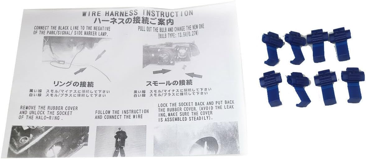 GAZOZ PERFORMANCE Projector Headlights For 2001-2005 MX-5 w/LED Halo-Black/Chrome