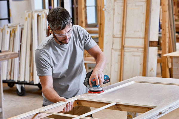 Bosch Professional 18V System Cordless Random Orbit Sander GEX 18V-125 (incl. sanding disc (125 mm), 1x sanding paper, dust bag, without battery/charger)