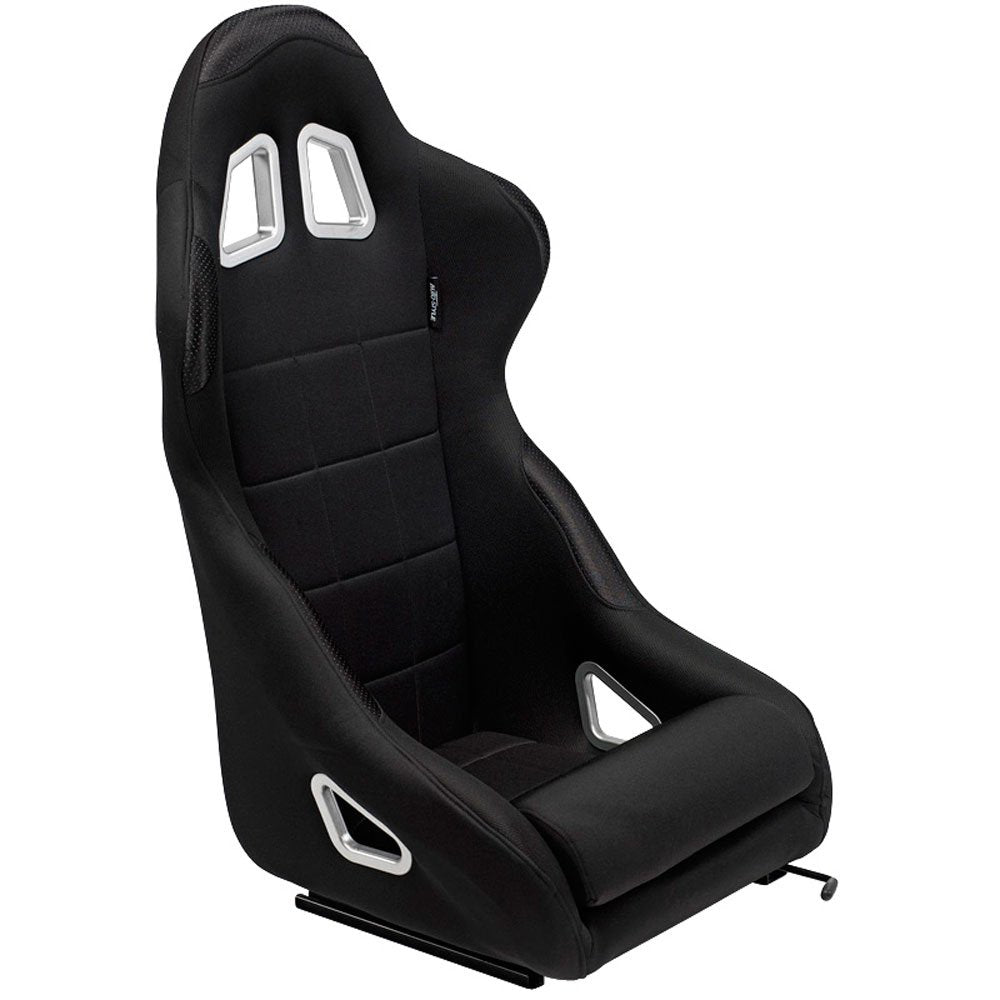 AutoStyle Sport seat 'K5' - Black/Red - Non-reclinable back-rest - incl. slides