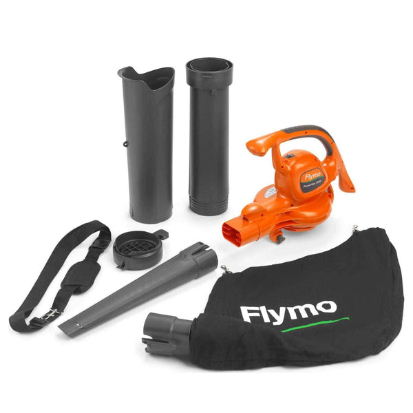 Flymo PowerVac 3000 Electric Garden Blower & Vacuum | 3-in-1 Powerful Leaf Blower, Vacuum & Mulcher | 3000W