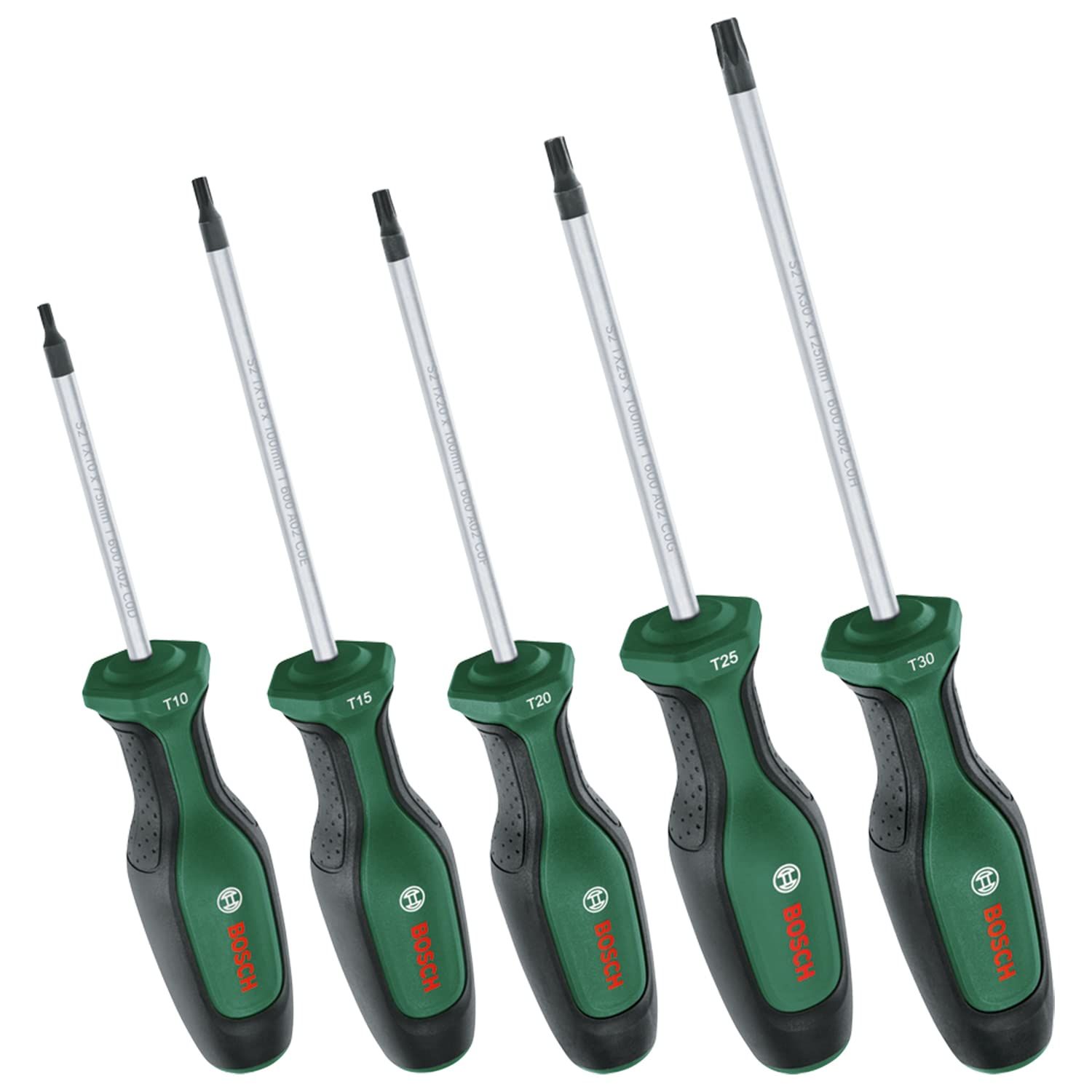 Bosch Screwdriver Set 8-Piece (8X High-Performance Screwdrivers for DIY; S2 Steel; Softgrip; Magnetic Tip)