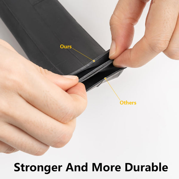 6PCS 700C Heavy Duty Bike Tubes 700x18C/32C 18/32-622 Bicycle Tubes FV60mm Presta Valve and 2 Rim Strips Compatible with 700x18C 700x20C 700x23C