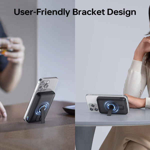 For Magsafe Power Bank, Portable Charger 12000mAh, 22.5W Fast Charging Battery Pack with USB-C Input & Output, LED Display for iPhone 16/15/14/13/12 Pro/Pro Max