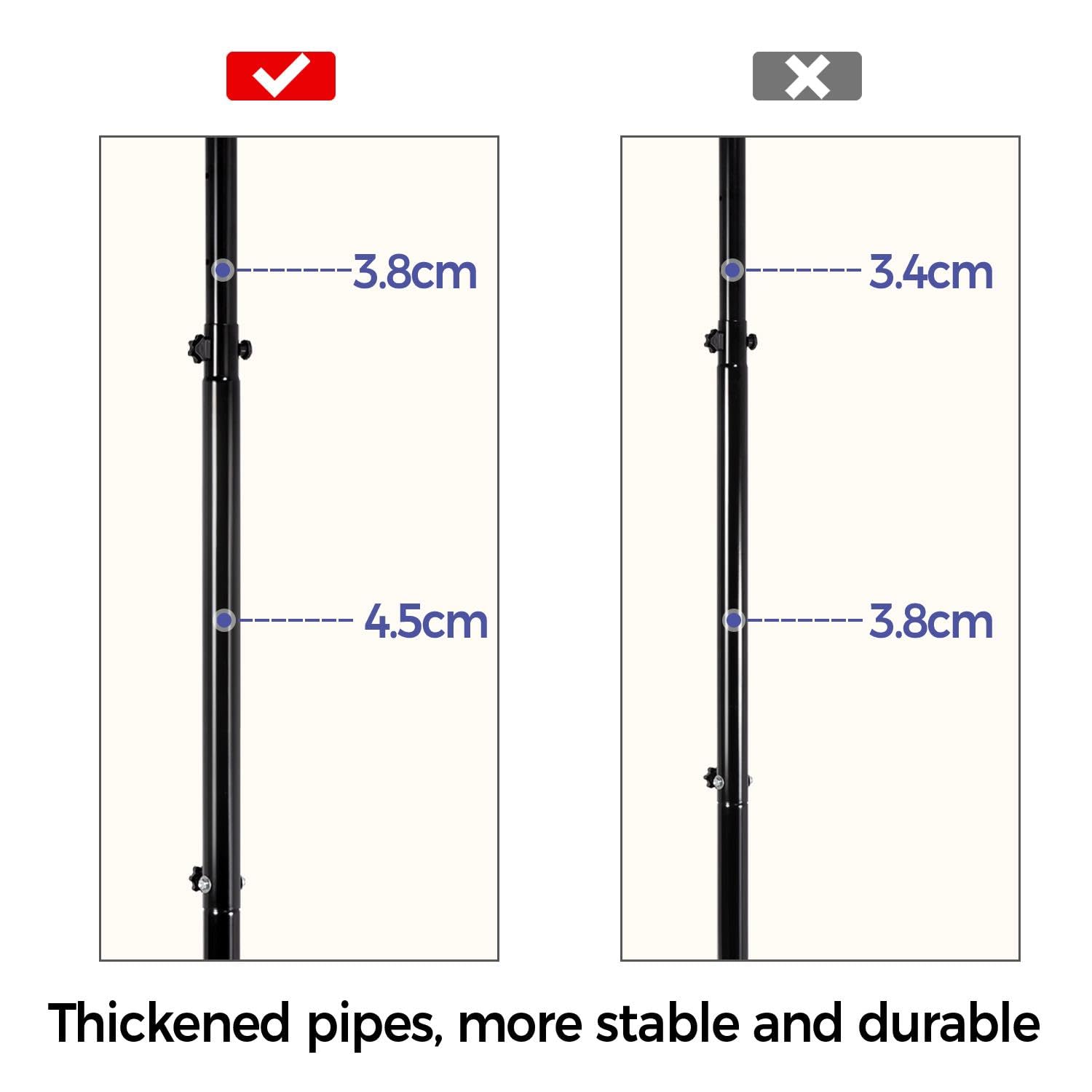 Yaheetech Outdoor Adjustable Basketball Stand, Portable Basketball Hoop Net System on Wheels