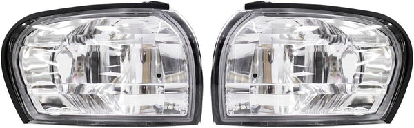 GAZOZ PERFORMANCE Exterior Acceossires - Crystal Clear Corner Lights Lamps W/E-Mark Compatible with impreza GC8 CC8A 1992-2000 (Without Bulbs)